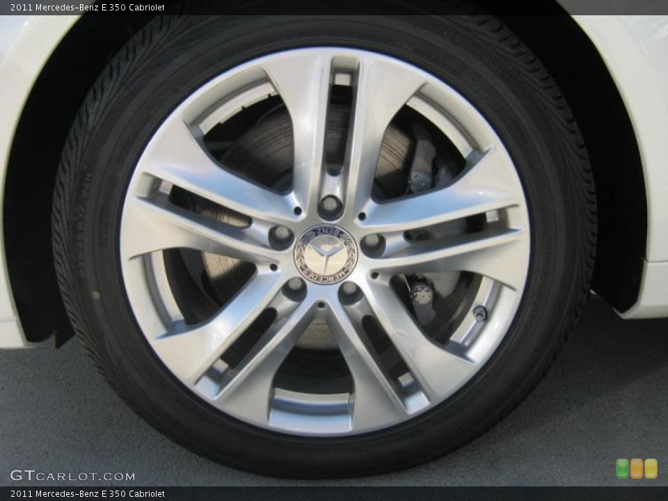 2011 Mercedes-Benz E 350 Cabriolet Wheel and Tire Photo #46168859