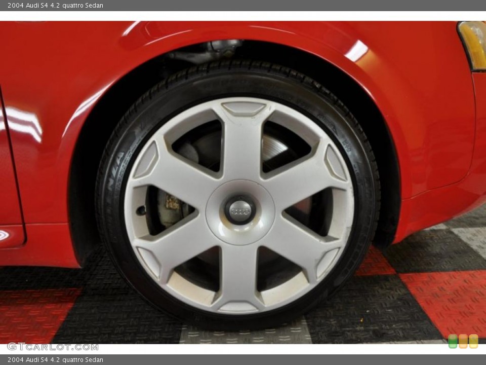 2004 Audi S4 4.2 quattro Sedan Wheel and Tire Photo #46169481
