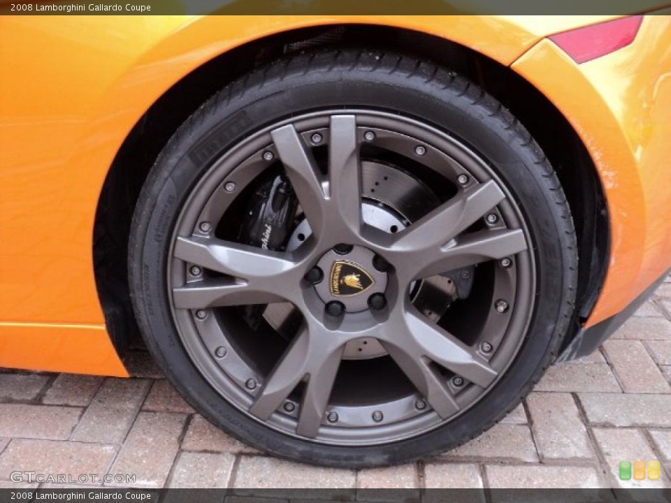 2008 Lamborghini Gallardo Coupe Wheel and Tire Photo #46185717