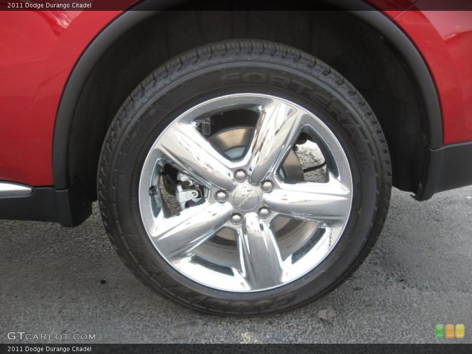 2011 Dodge Durango Citadel Wheel and Tire Photo #46192247