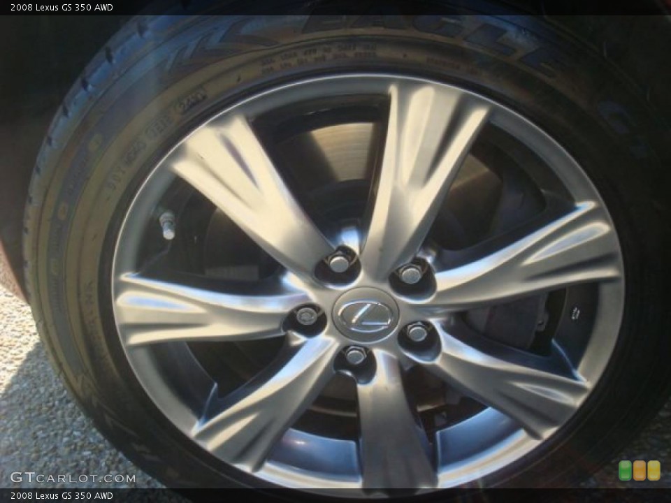 2008 Lexus GS 350 AWD Wheel and Tire Photo #46196150