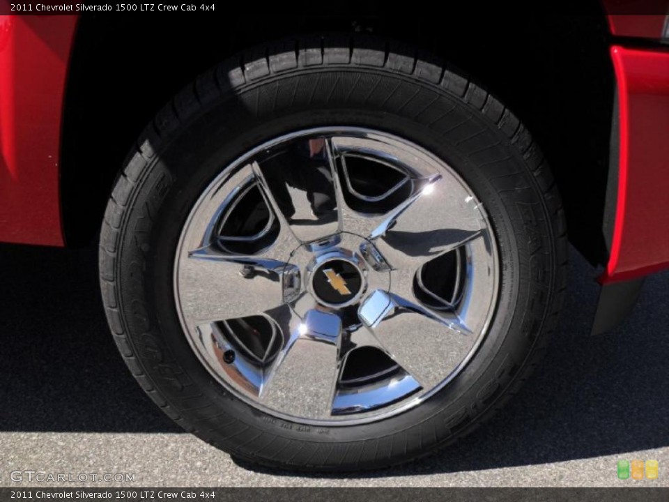 2011 Chevrolet Silverado 1500 LTZ Crew Cab 4x4 Wheel and Tire Photo #46196624