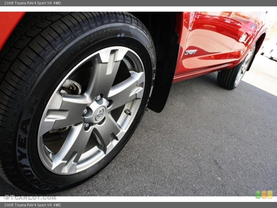 2008 Toyota RAV4 Sport V6 4WD Wheel and Tire Photo #46203302