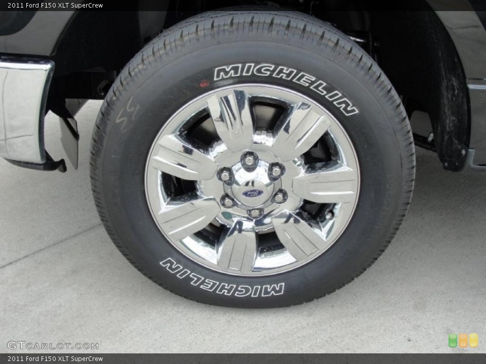 2011 Ford F150 XLT SuperCrew Wheel and Tire Photo #46204481