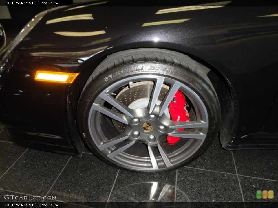 2011 Porsche 911 Turbo Coupe Wheel and Tire Photo #46208585