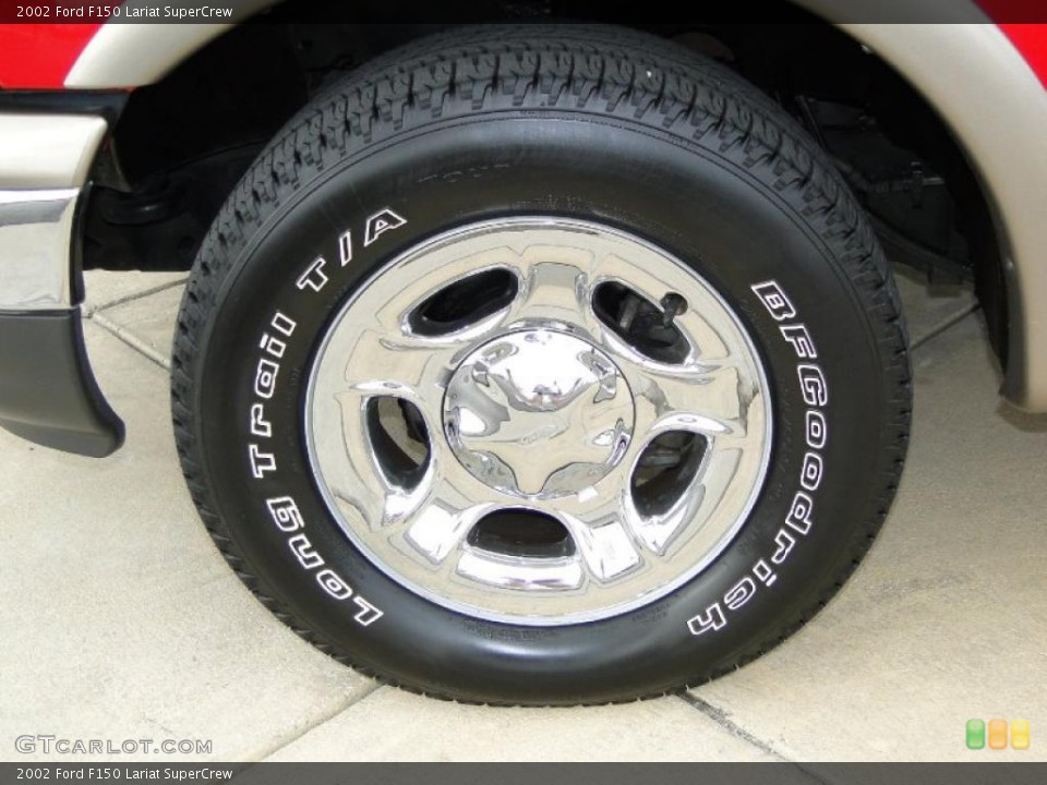 2002 Ford F150 Lariat SuperCrew Wheel and Tire Photo #46211000