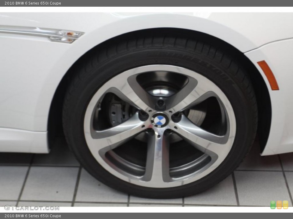 2010 BMW 6 Series 650i Coupe Wheel and Tire Photo #46215164