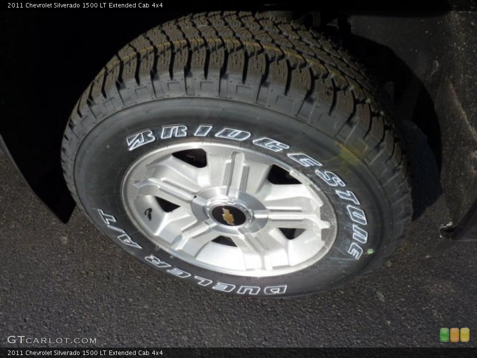 2011 Chevrolet Silverado 1500 LT Extended Cab 4x4 Wheel and Tire Photo #46221761