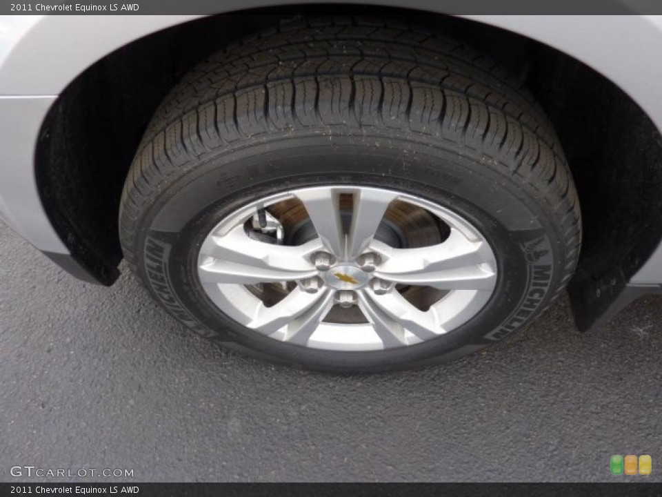 2011 Chevrolet Equinox LS AWD Wheel and Tire Photo #46222052