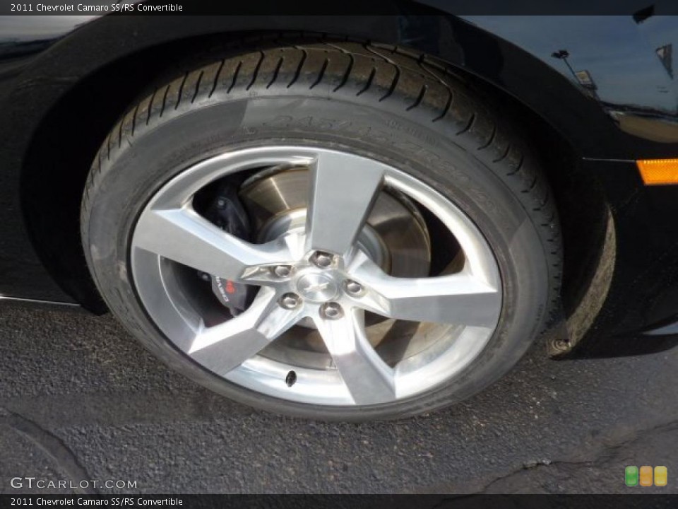 2011 Chevrolet Camaro SS/RS Convertible Wheel and Tire Photo #46226593