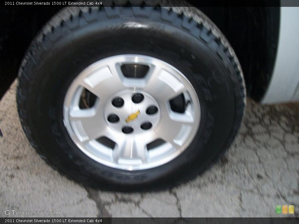 2011 Chevrolet Silverado 1500 LT Extended Cab 4x4 Wheel and Tire Photo #46236827