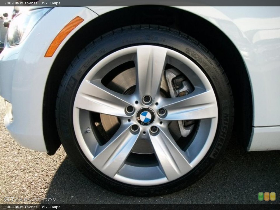 2009 BMW 3 Series 335xi Coupe Wheel and Tire Photo #46238624