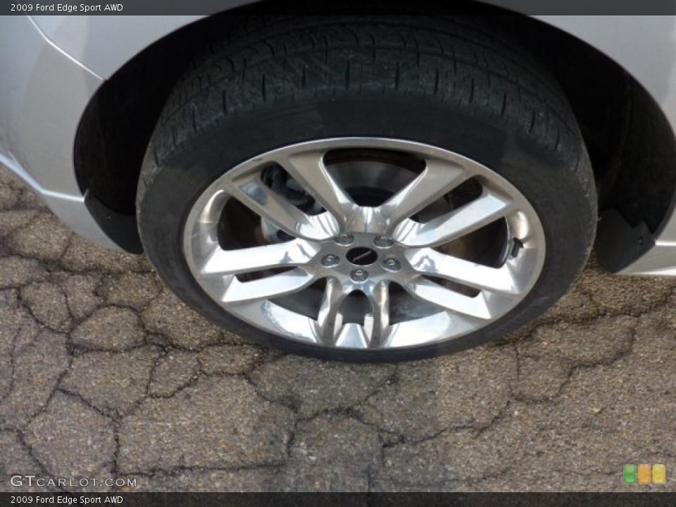 2009 Ford Edge Sport AWD Wheel and Tire Photo #46245571