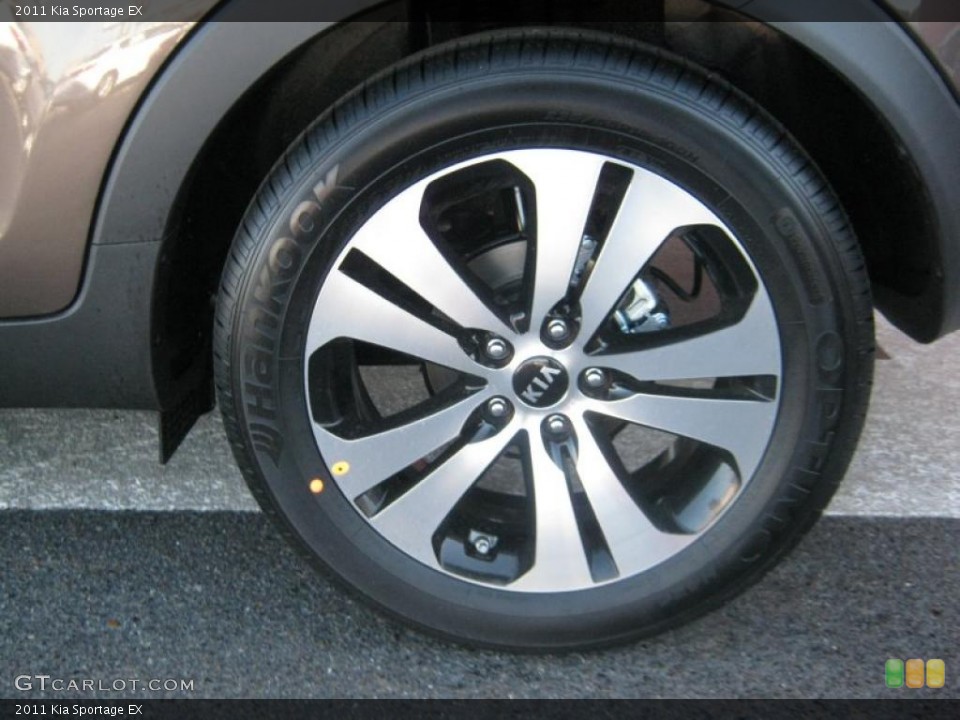 2011 Kia Sportage EX Wheel and Tire Photo #46251571