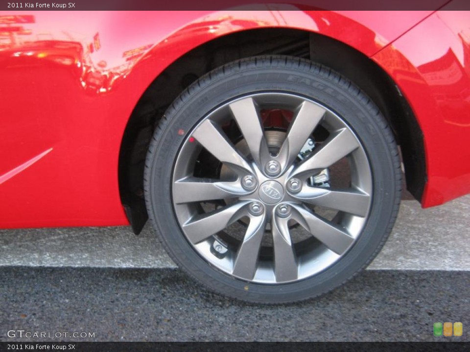 2011 Kia Forte Koup SX Wheel and Tire Photo #46252357