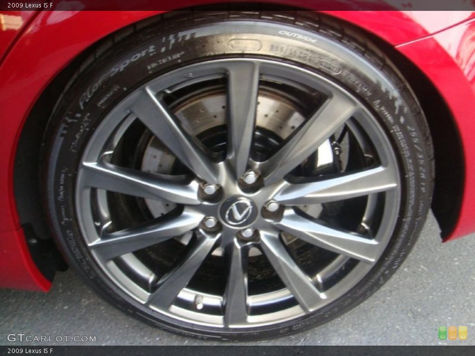 2009 Lexus IS F Wheel and Tire Photo #46261075
