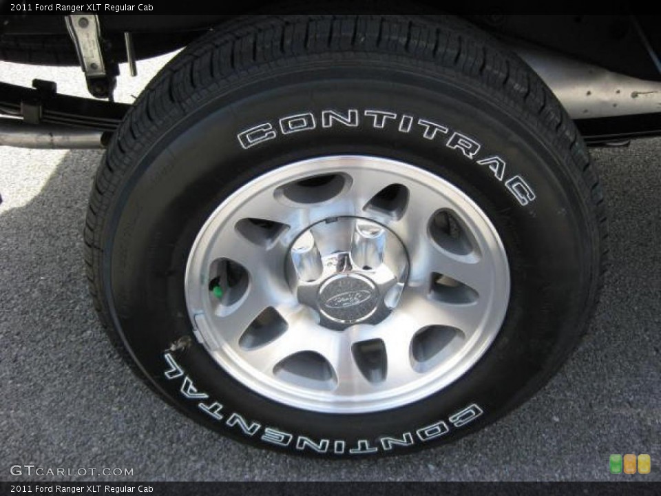 2011 Ford Ranger XLT Regular Cab Wheel and Tire Photo #46263181