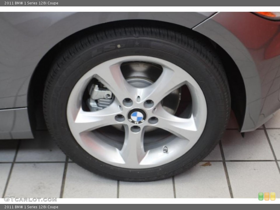 2011 BMW 1 Series 128i Coupe Wheel and Tire Photo #46267144