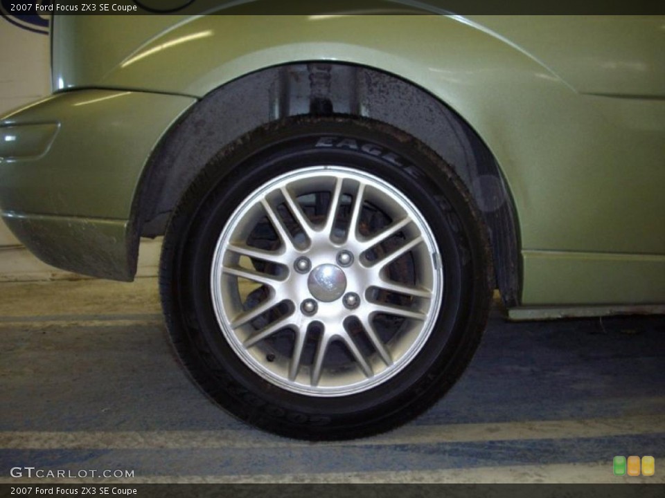 2007 Ford Focus ZX3 SE Coupe Wheel and Tire Photo #46269214