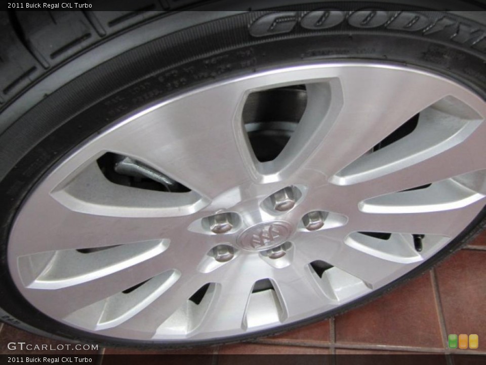 2011 Buick Regal CXL Turbo Wheel and Tire Photo #46271221