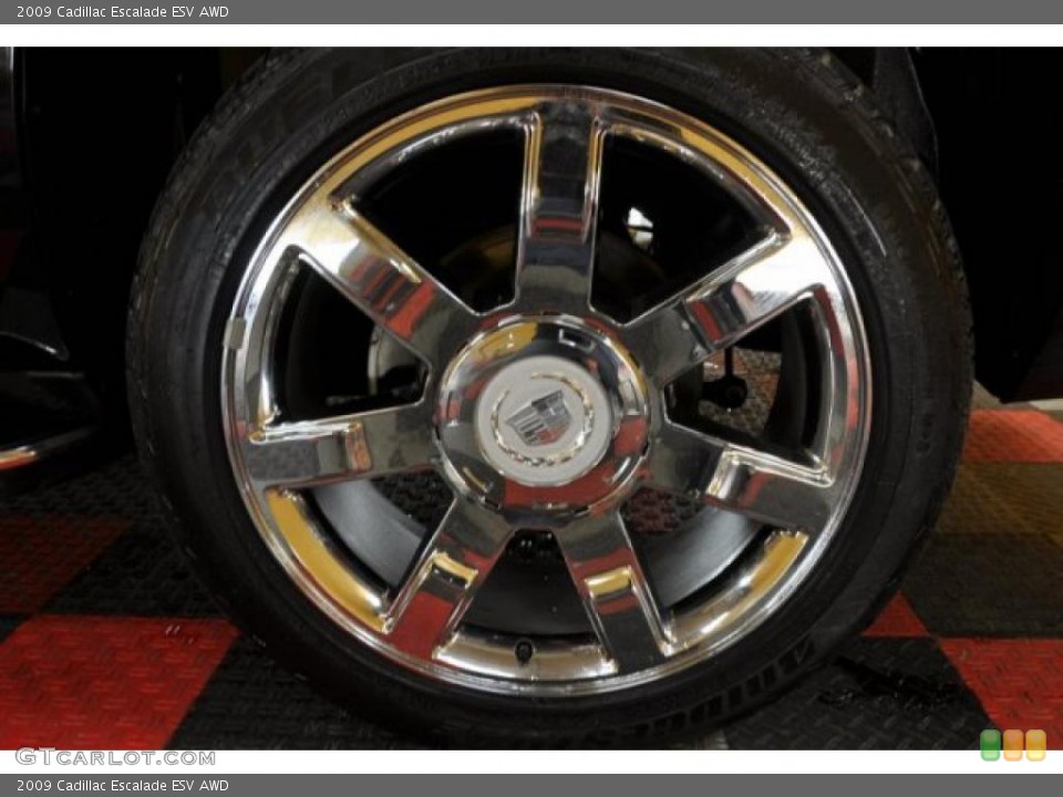 2009 Cadillac Escalade ESV AWD Wheel and Tire Photo #46271722