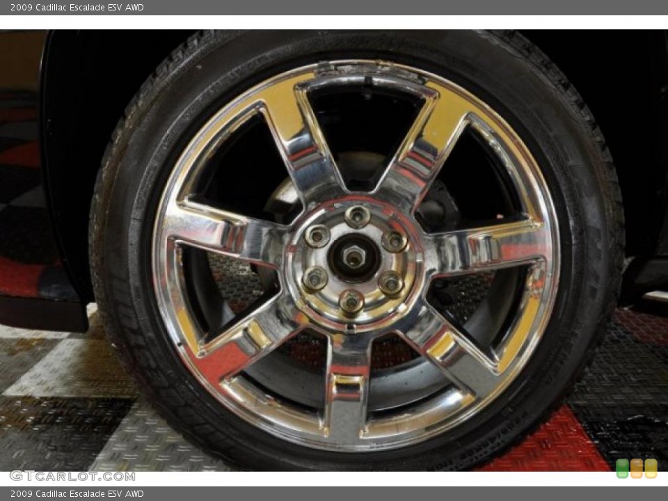 2009 Cadillac Escalade ESV AWD Wheel and Tire Photo #46271734