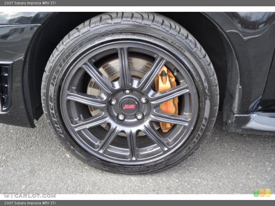 2007 Subaru Impreza WRX STi Wheel and Tire Photo #46274244