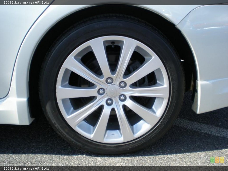 2008 Subaru Impreza WRX Sedan Wheel and Tire Photo #46278897