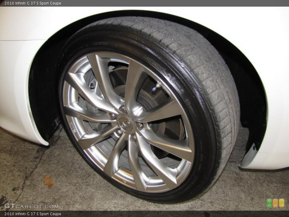 2010 Infiniti G 37 S Sport Coupe Wheel and Tire Photo #46281381