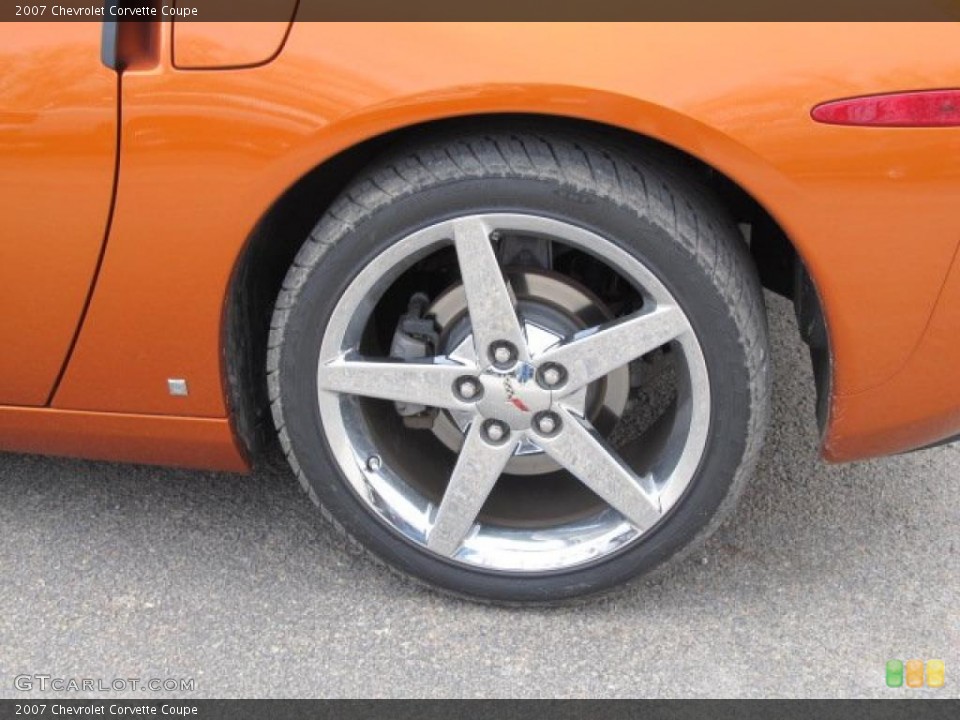 2007 Chevrolet Corvette Coupe Wheel and Tire Photo #46281405
