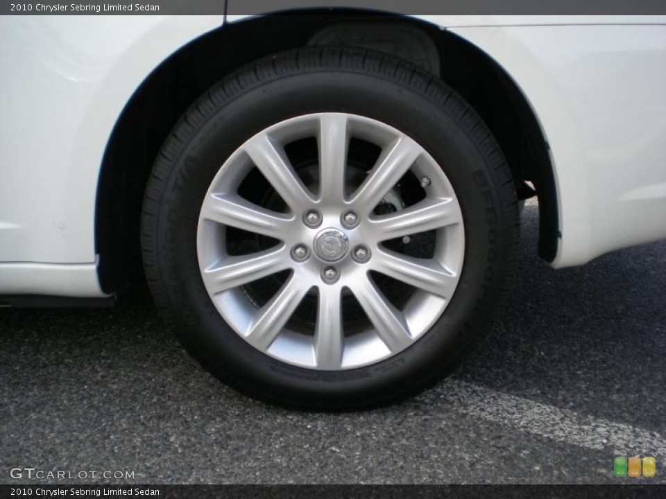 2010 Chrysler Sebring Limited Sedan Wheel and Tire Photo #46282779