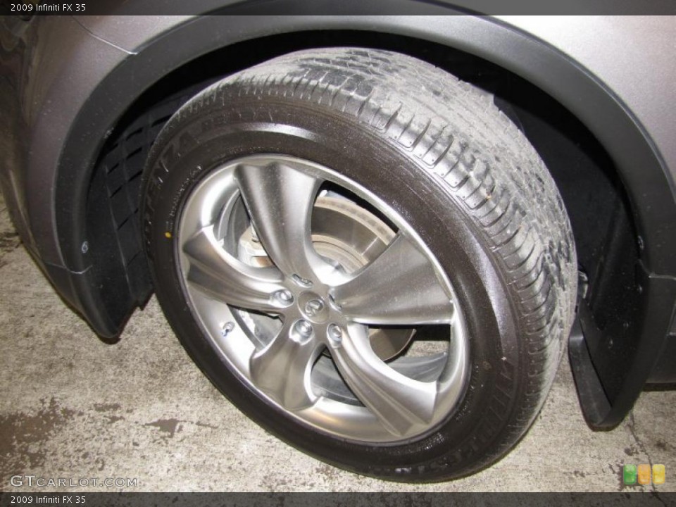 2009 Infiniti FX 35 Wheel and Tire Photo #46287700