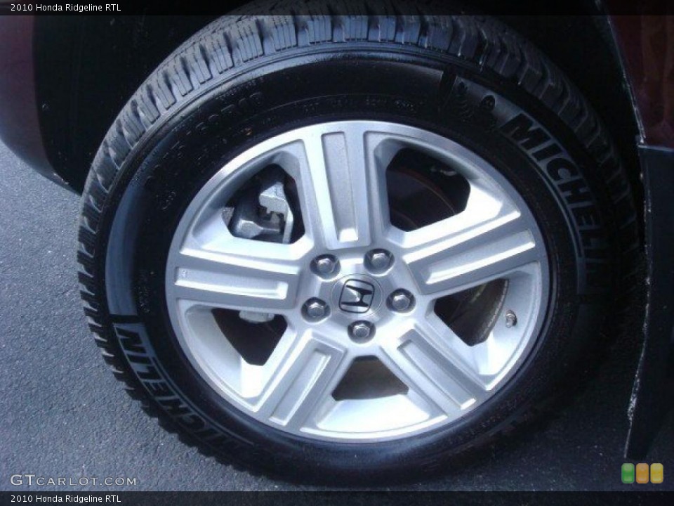 2010 Honda Ridgeline RTL Wheel and Tire Photo #46287904