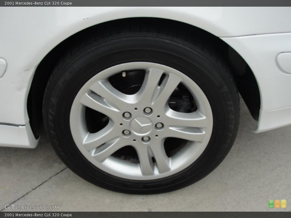 2001 Mercedes-Benz CLK 320 Coupe Wheel and Tire Photo #46288405