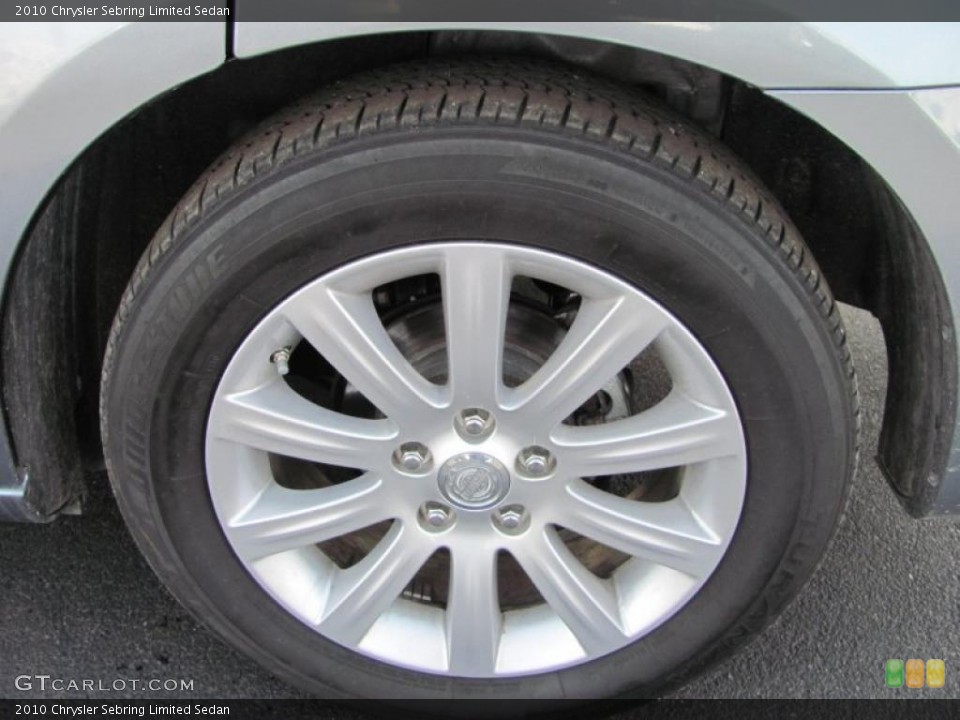 2010 Chrysler Sebring Limited Sedan Wheel and Tire Photo #46288492