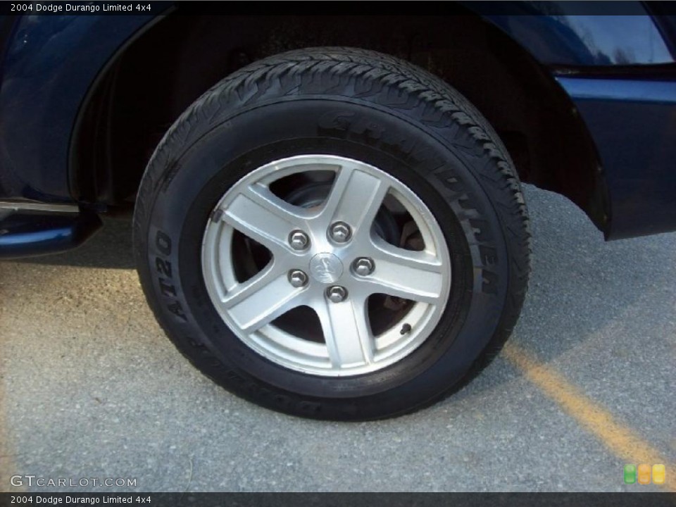 2004 Dodge Durango Limited 4x4 Wheel and Tire Photo #46289467