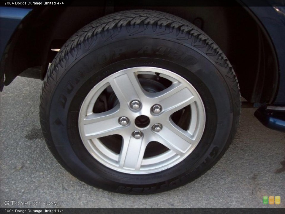 2004 Dodge Durango Limited 4x4 Wheel and Tire Photo #46289497