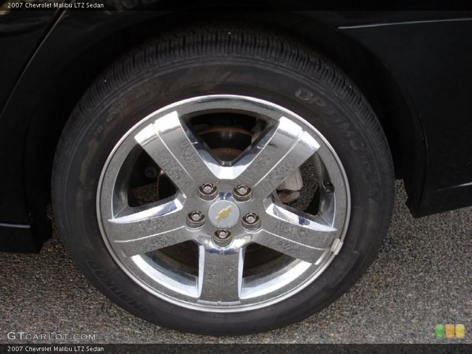2007 Chevrolet Malibu LTZ Sedan Wheel and Tire Photo #46298236
