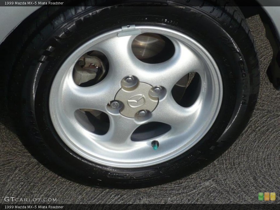 1999 Mazda MX-5 Miata Roadster Wheel and Tire Photo #46301269