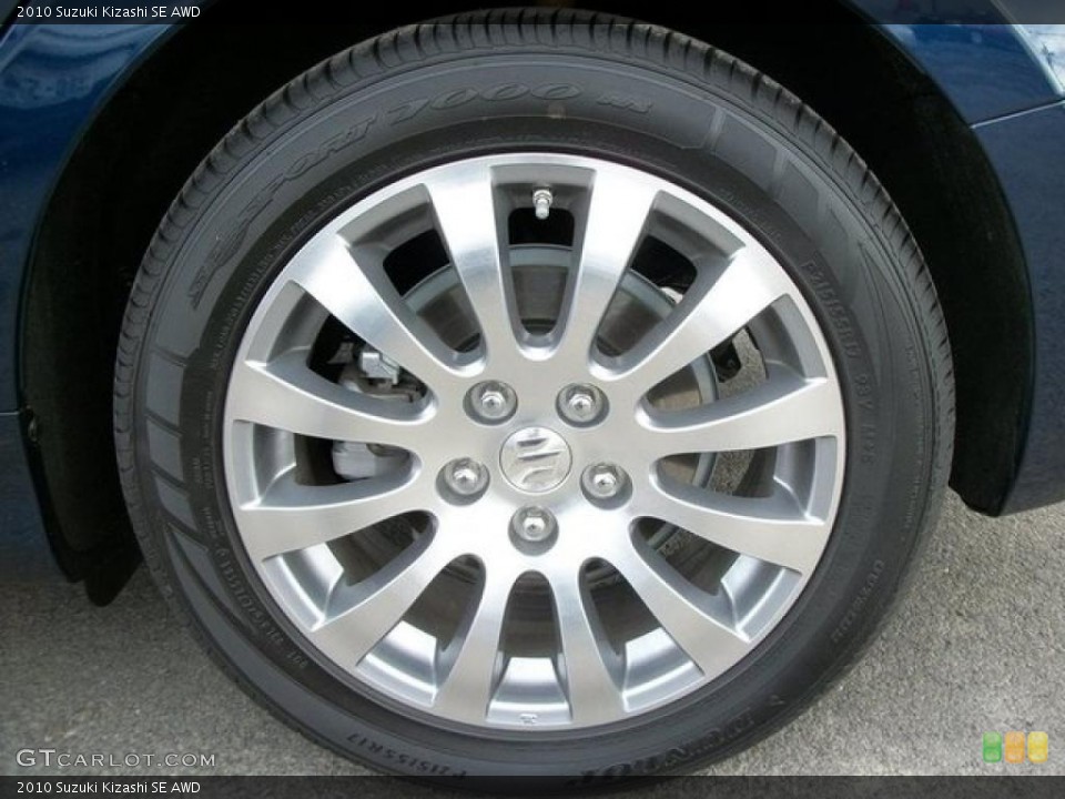 2010 Suzuki Kizashi SE AWD Wheel and Tire Photo #46304587