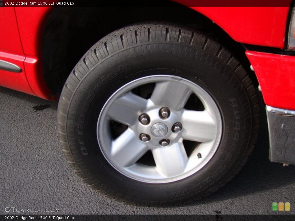 2002 Dodge Ram 1500 SLT Quad Cab Wheel and Tire Photo #46309751