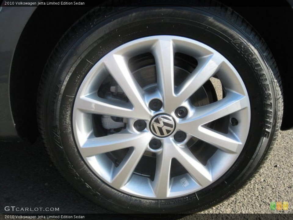 2010 Volkswagen Jetta Limited Edition Sedan Wheel and Tire Photo #46310705