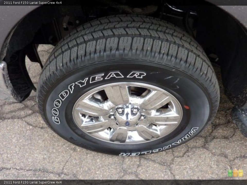 2011 Ford F150 Lariat SuperCrew 4x4 Wheel and Tire Photo #46313303
