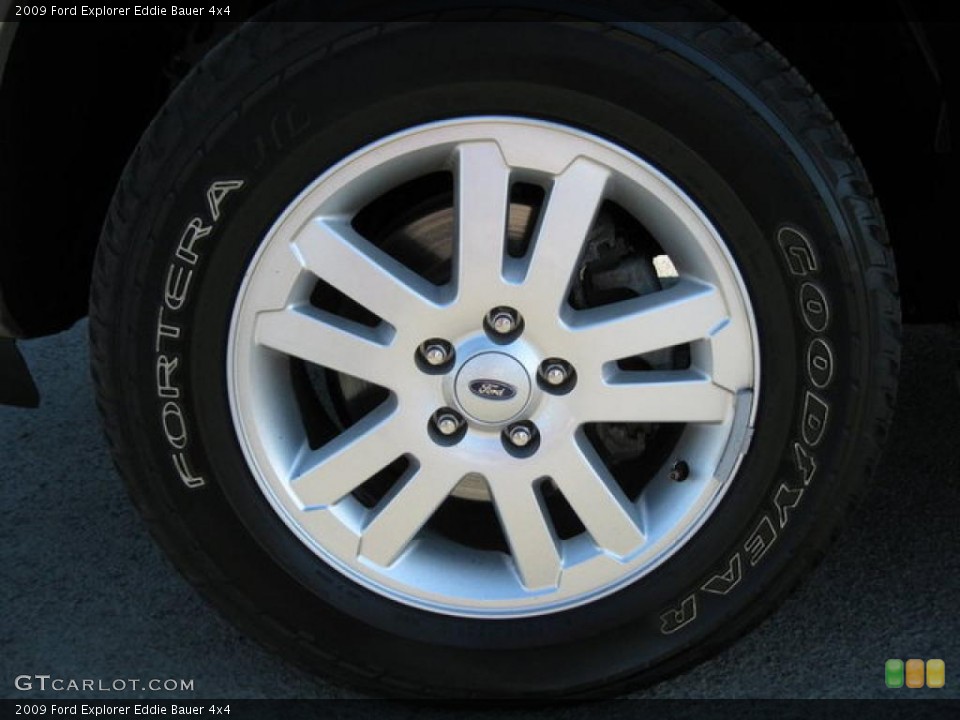 2009 Ford Explorer Eddie Bauer 4x4 Wheel and Tire Photo #46316688