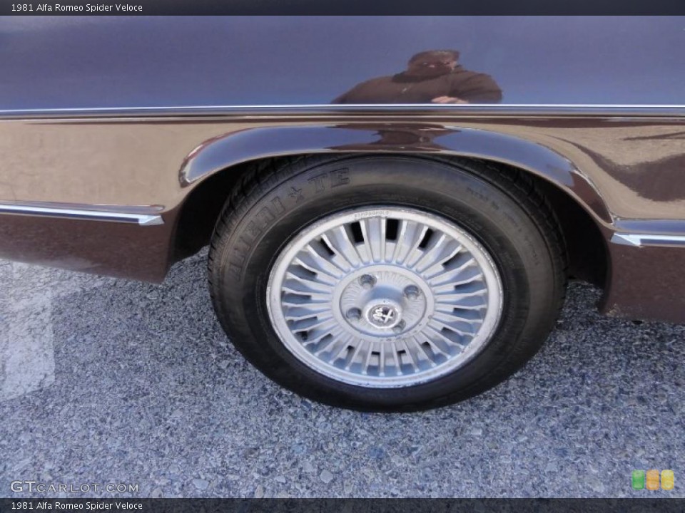 1981 Alfa Romeo Spider Veloce Wheel and Tire Photo #46330302