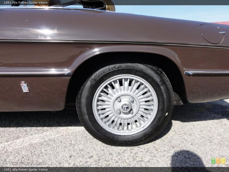 1981 Alfa Romeo Spider Veloce Wheel and Tire Photo #46331094