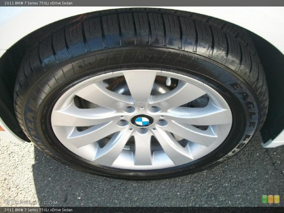2011 BMW 7 Series 750Li xDrive Sedan Wheel and Tire Photo #46335357