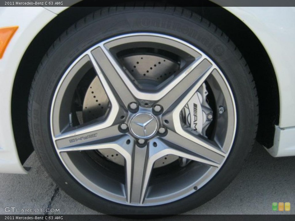 2011 Mercedes-Benz C 63 AMG Wheel and Tire Photo #46338075