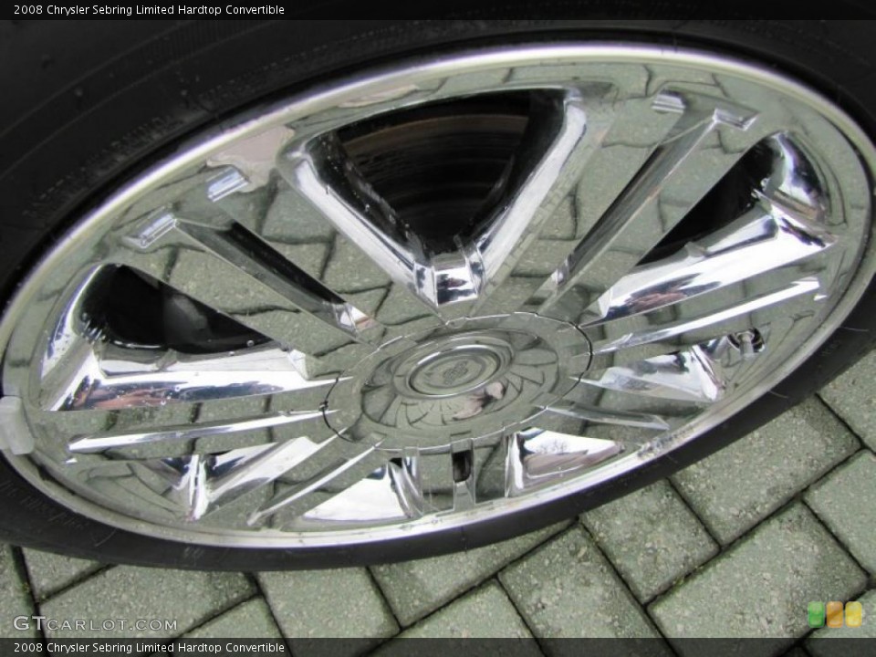 2008 Chrysler Sebring Limited Hardtop Convertible Wheel and Tire Photo #46341291