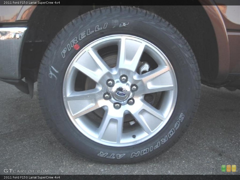 2011 Ford F150 Lariat SuperCrew 4x4 Wheel and Tire Photo #46342011